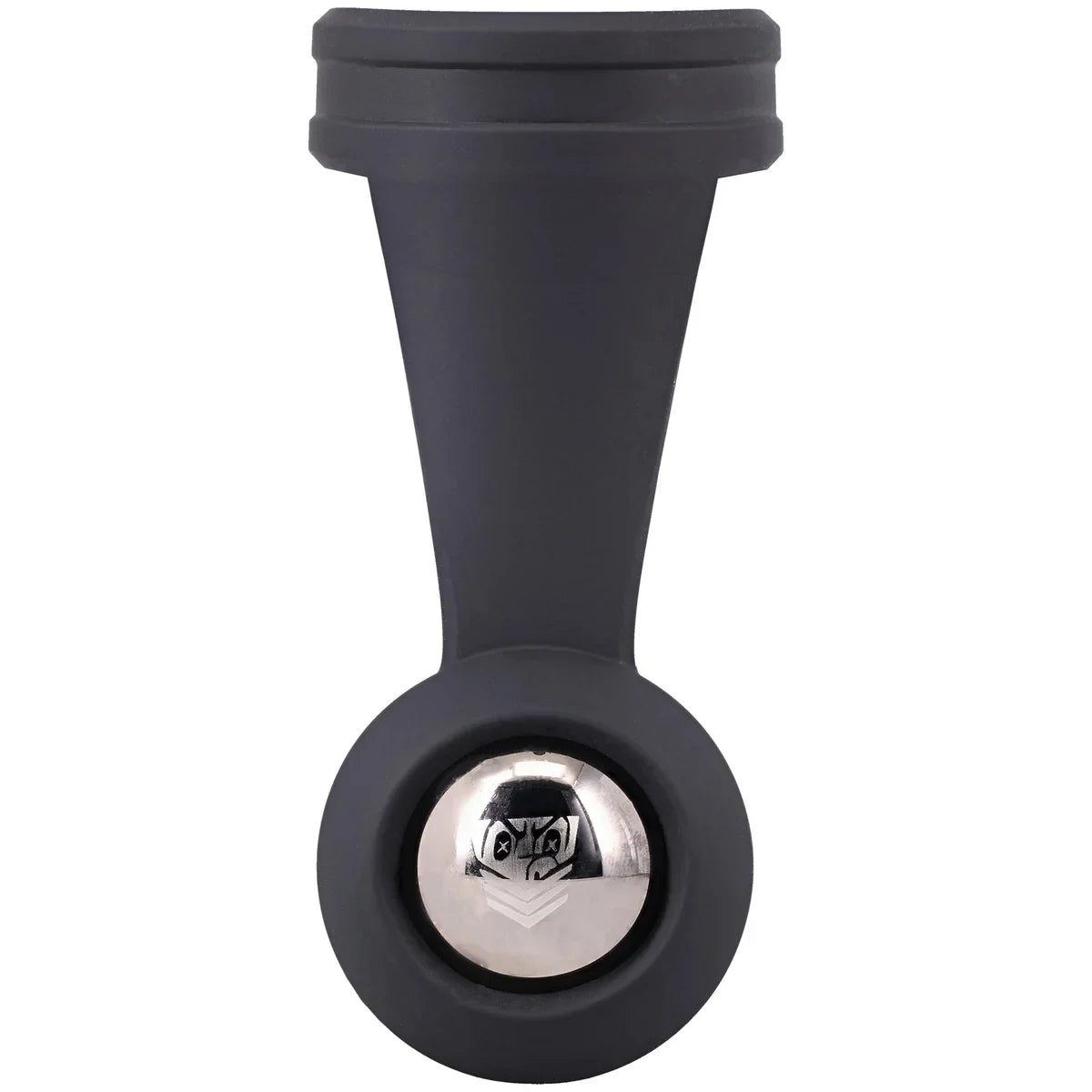 Swing N Hang ball stretcher front view with the steel ball in the cradle, Fort Troff gay gear at Boyzshop