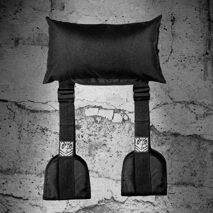 Porta Plow portable sex sling with neck pillow plus 2 padded leg stirrups, Fort Troff gay gear at Boyzshop