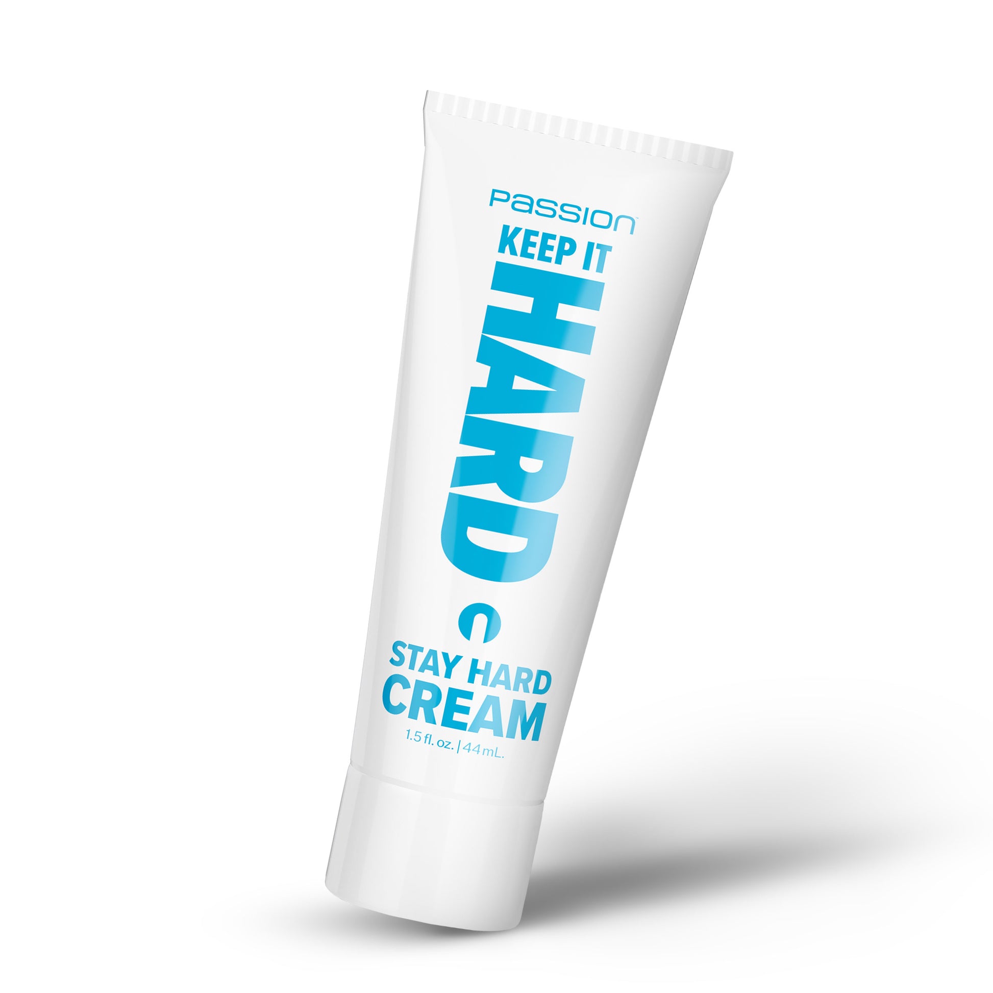 Keep It Hard Stay Hard cream tube isolated on white background