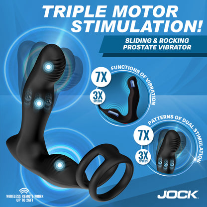 Come-hither curved prostate tip on the Jock P-Drive