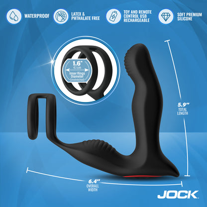 Size guide for the Jock P-Drive prostate vibrator