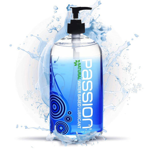 Passion Natural Water-Based Lube 16oz Pump