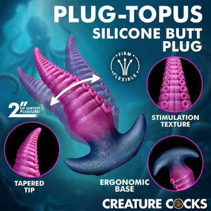 Easy slim tip entry on the Plugtopus butt plug
