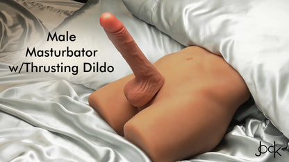 JOCK Male Masturbator with Thrusting Dildo