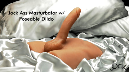 Male Ass Masturbator with Posable Dildo