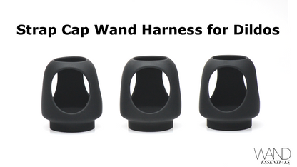 Strap Cap Wand Harness for Dildos