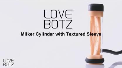 Milker Cylinder with Textured Sleeve