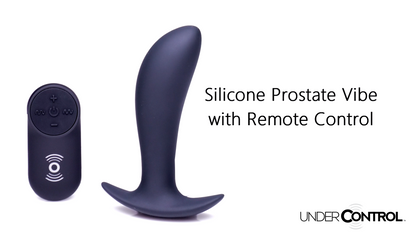 Silicone Prostate Vibrator with Remote Control