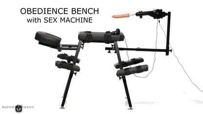 Obedience Chair with Sex Machine