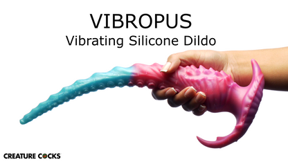 Vibropus Vibrating Silicone Dildo