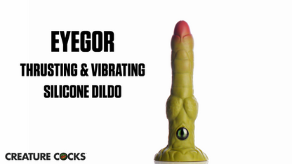 Eyegor Thrusting & Vibrating Silicone Dildo