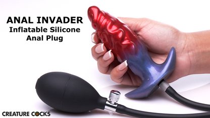 Anal Invader Inflatable Silicone Anal Plug