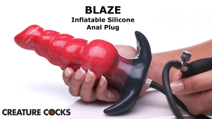 Blaze Inflatable Silicone Anal Plug