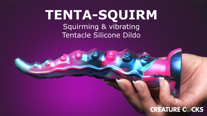 Tenta-Squirm Squirming & Vibrating Tentacle Silicone Dildo