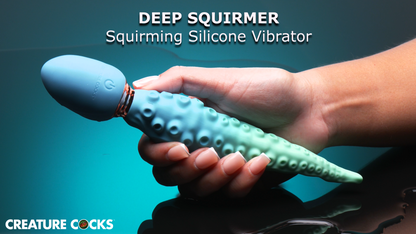 Deep Squirmer Squirming Silicone Vibrator