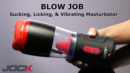 Blow Job Sucking, Licking, & Vibrating Masturbator