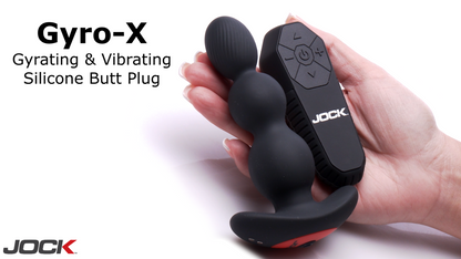 Gyro-X Gyrating & Vibrating Silicone Butt Plug