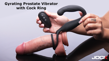 Gyrating Prostate Vibrator with C-Ring