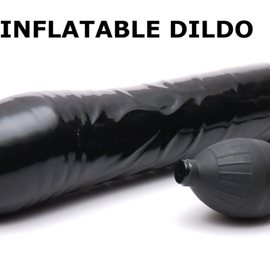 Trinity Men Inflatable Penis - Total length is 25.5 inches; tubing length is 9.75 inches