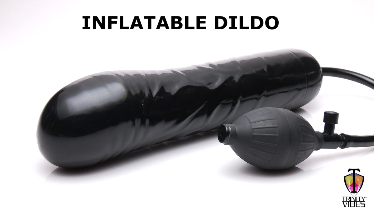 Trinity Men Inflatable Penis - Total length is 25.5 inches; tubing length is 9.75 inches