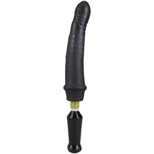 Robo Plunger rotating bead depth dong with black handle, curved head angled left, Fort Troff