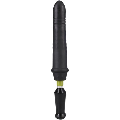 Robo Plunger depth dong front view showing the ribbed shaft and olive control band, Fort Troff