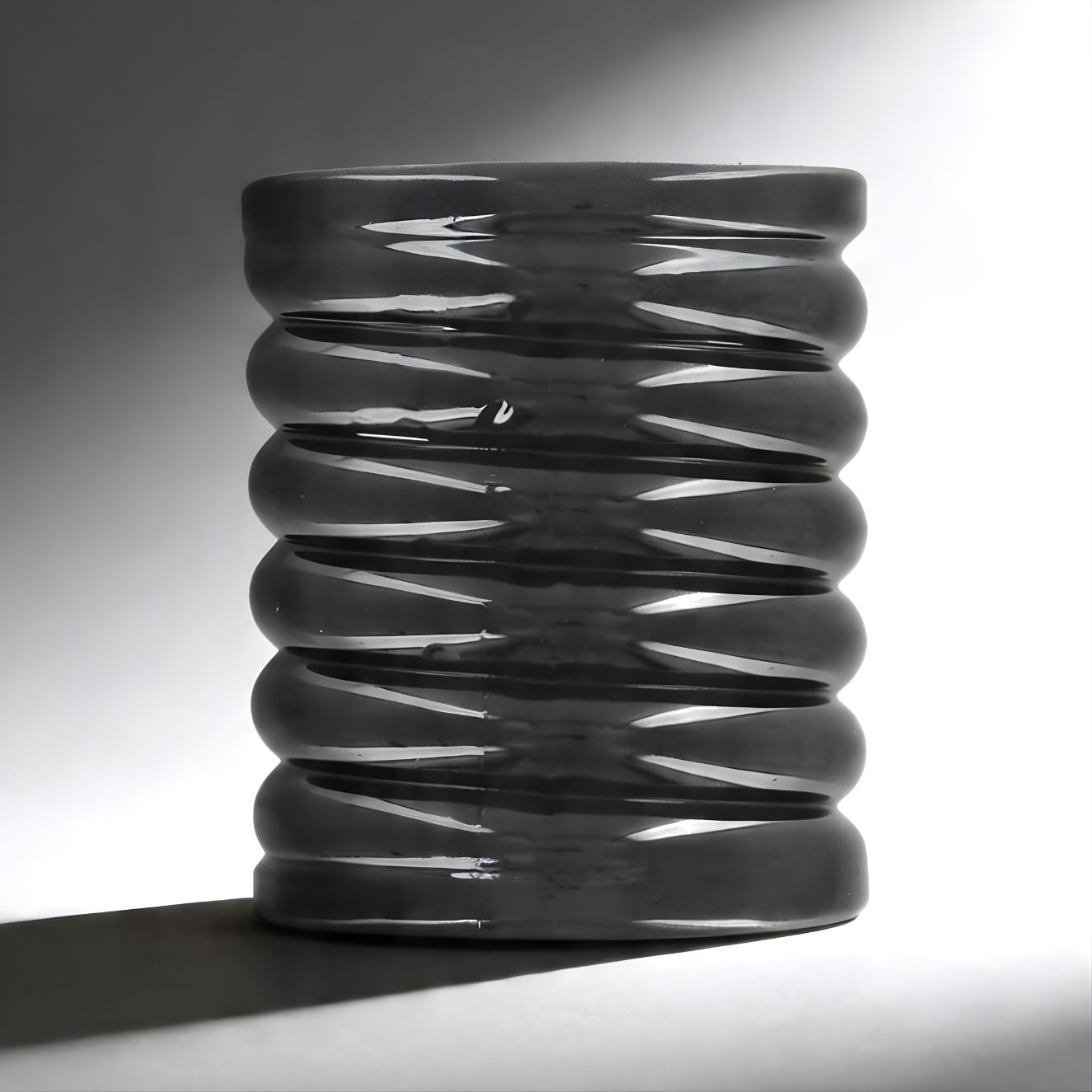 stacked ring style ball stretcher showing flexible ridged design for adjustable stretch