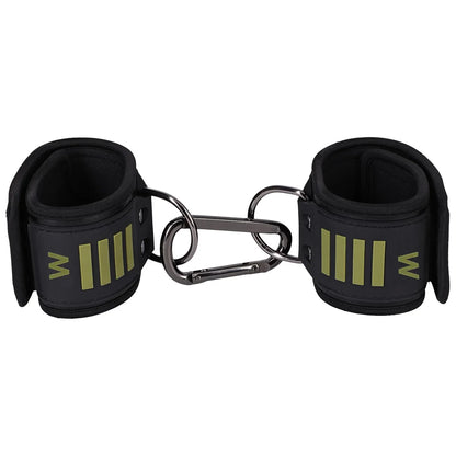 Tactical Wrist Cuffs linked together by the included steel carabiner, Fort Troff