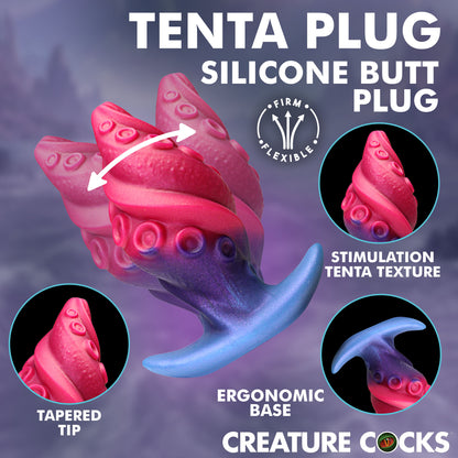 Spiral twist detail on the Tenta Plug butt plug