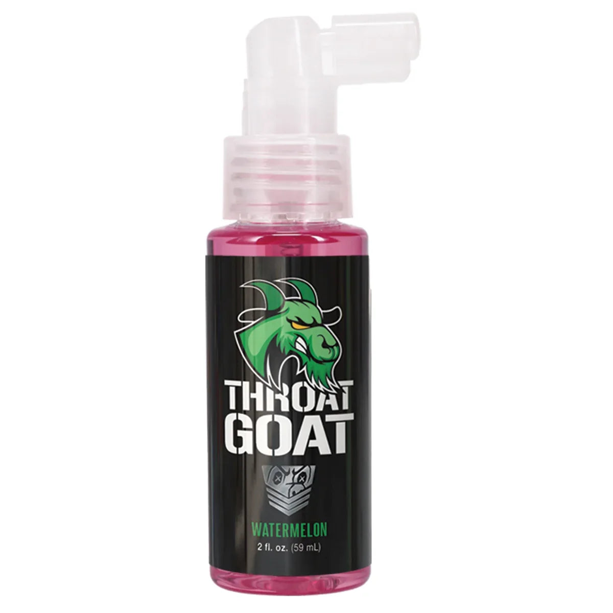 Throat Goat deep throat spray 2 oz, Watermelon flavor bottle, Fort Troff