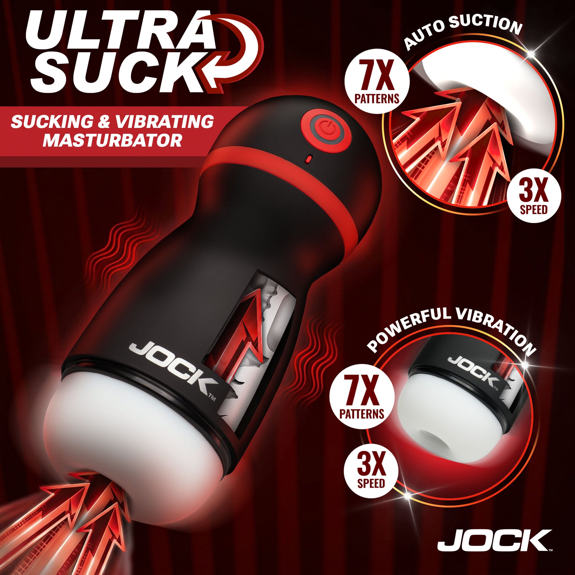 Suction and vibration combo on the Ultra Suck stroker