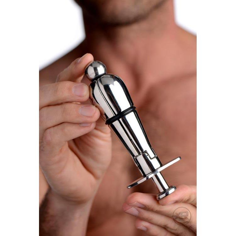 Stainless Steel Locking Anal Plug Boyzshop Stainless Steel Locking Anal Plug Boyzshop