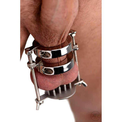 Stainless Steel Spiked CBT Ball Stretcher and Crusher