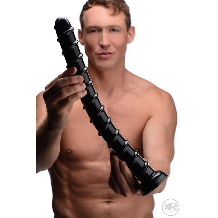 Hosed 18 Inch Swirl Thick Anal Snake