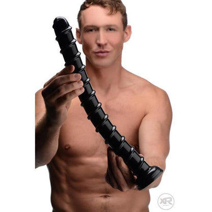 Hosed 18 Inch Swirl Thick Anal Snake