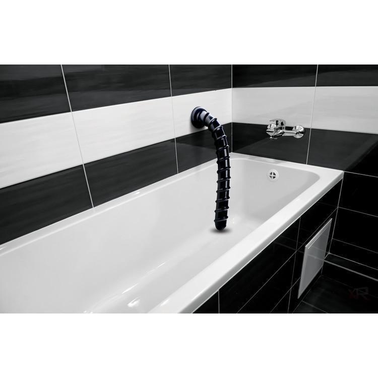 Hosed 18 Inch Swirl Thick Anal Snake