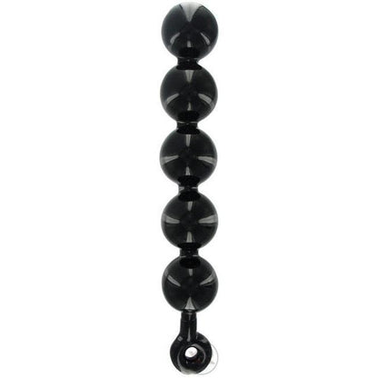 The Black Baller Anal Beads