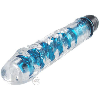 Blue Shimmer Core Metallic Cock Vibe