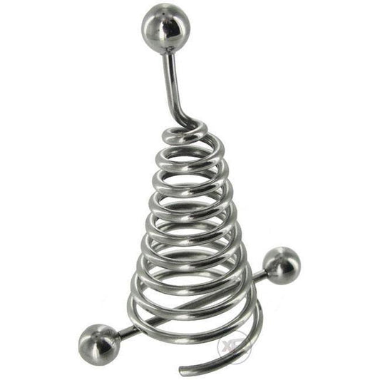 The Spiral Nipple Extender with Barbell