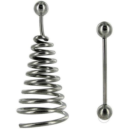 The Spiral Nipple Extender with Barbell