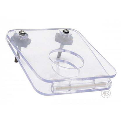 acrylic cock and ball crusher board cbt torture device adjustable male restraint bdsm toy for ball compression