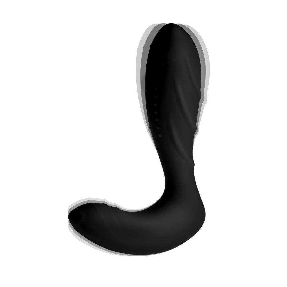 Ribbed Silicone Prostate Vibrator with Remote Control