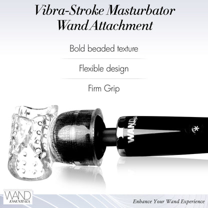 Vibra-Stroke Masturbator Wand Attachment