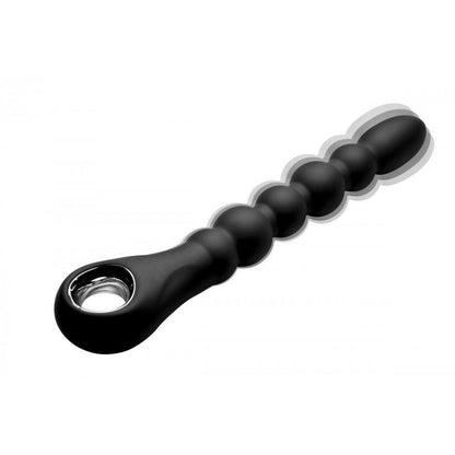 Dark Scepter 10X Vibrating Silicone Anal Beads