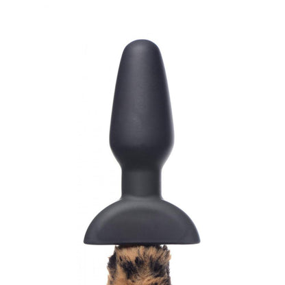 Remote Control Wagging Leopard Tail Anal Plug and Ears Set
