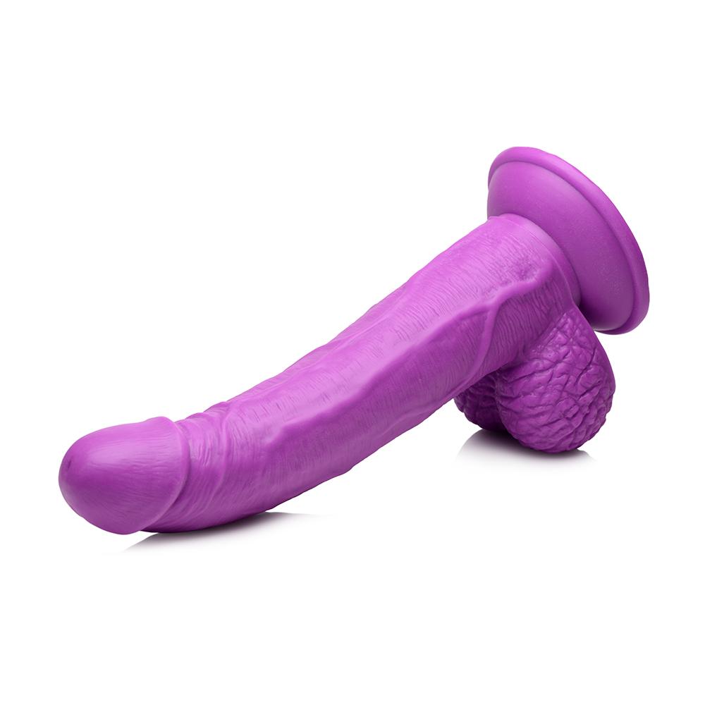 7.5 Inch Curved Dildo with Balls