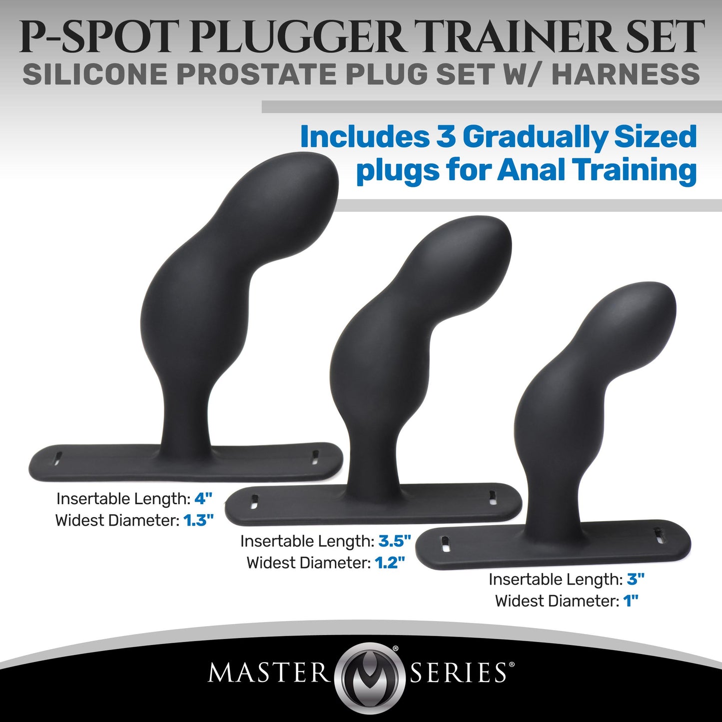P-Spot Plugger Trainer Comfort Harness with Plugs