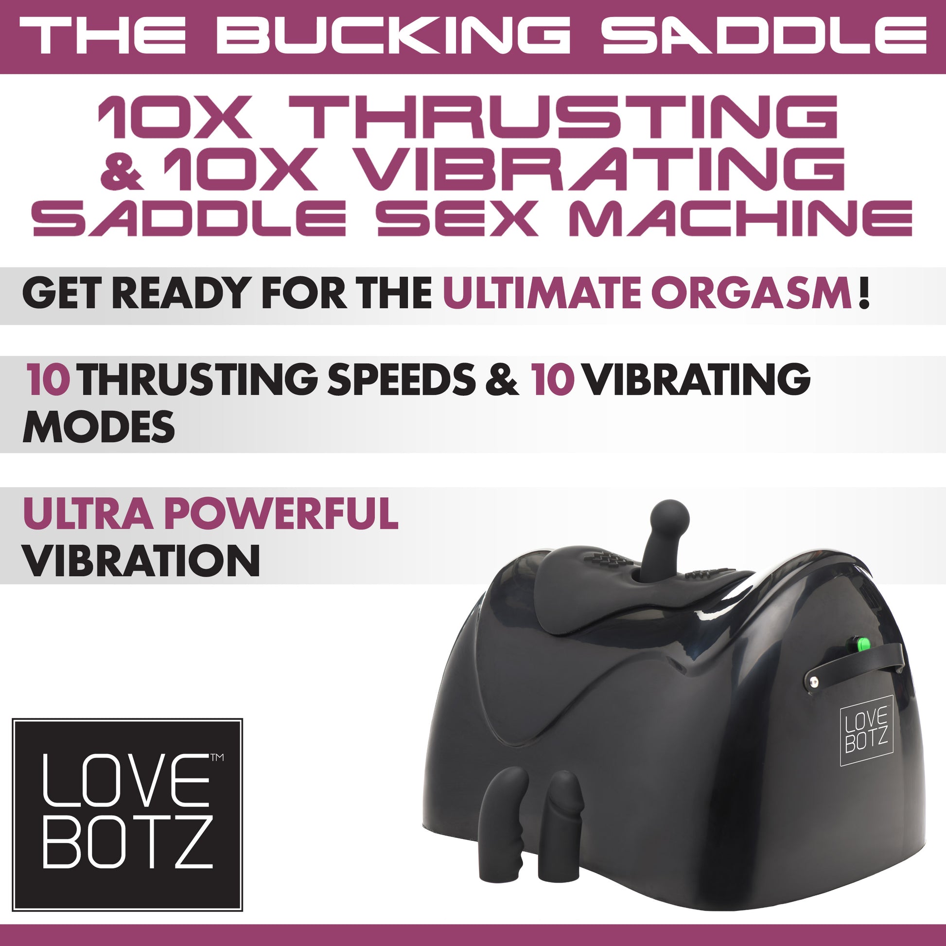 The Bucking Saddle 10X Thrusting and Vibrating Saddle Sex Machine Boyzshop The Bucking Saddle 10X Thrusting and Vibrating Saddle Sex Machine Boyzshop