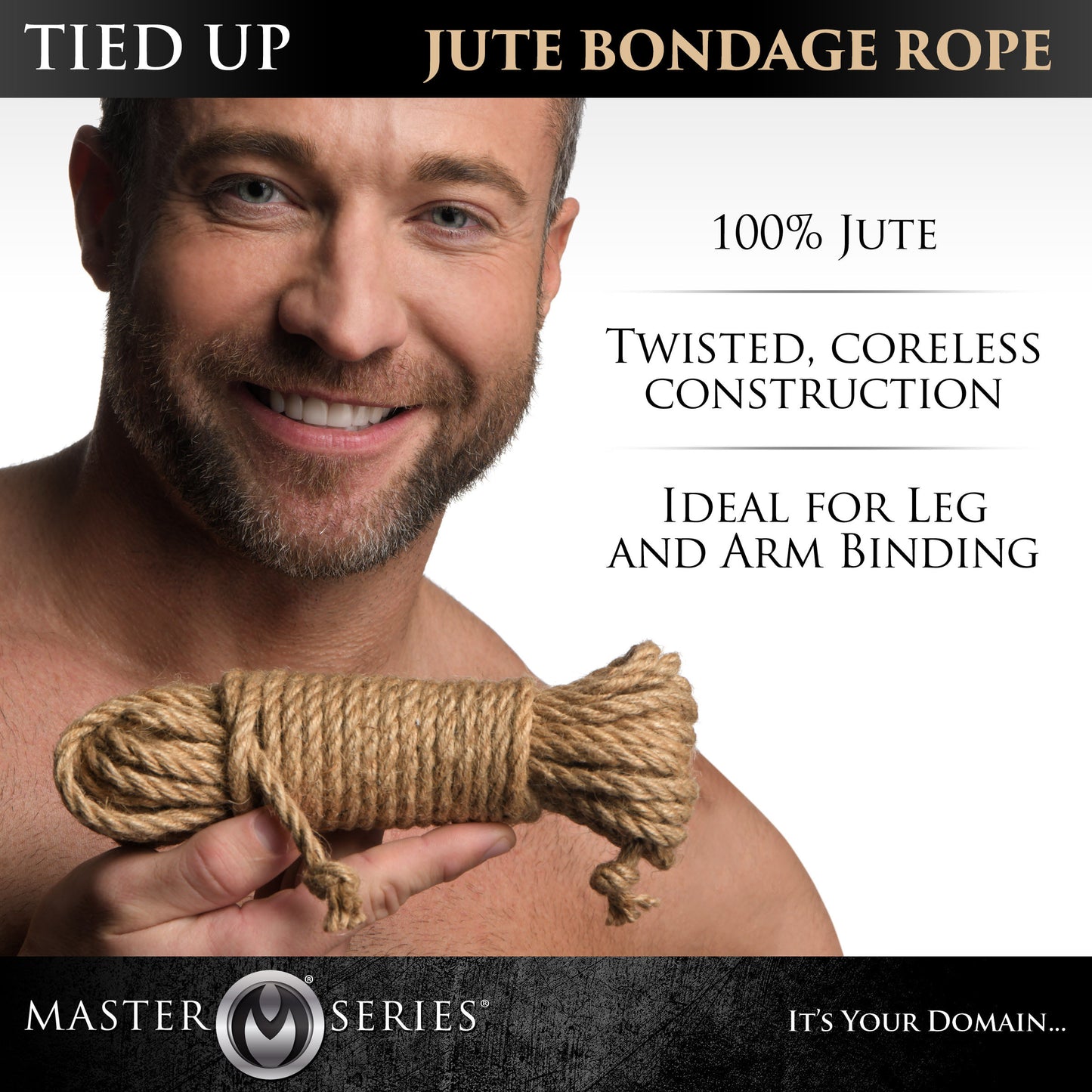 Tied Up Jute Bondage Rope