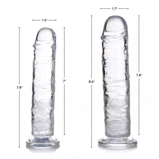 7.5 Inch Curved Dildo with Balls